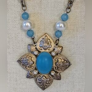 𝐕𝐭𝐠.𝐅𝐚𝐮𝐱 𝐓𝐮𝐫𝐪𝐮𝐨𝐢𝐬𝐞 𝐍𝐢𝐜𝐤𝐞𝐥 𝐒𝐢𝐥𝐯𝐞𝐫 𝐍𝐞𝐜𝐤𝐥𝐚𝐜𝐞